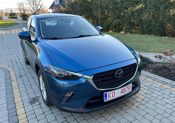 Mazda CX-3 cena 83900 przebieg: 72300, rok produkcji 2020 z Pieszyce małe 121